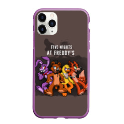 Чехол для iPhone 11 Pro Max матовый Five Nights At Freddys