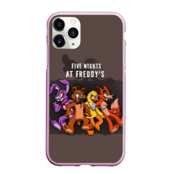 Чехол для iPhone 11 Pro Max матовый Five Nights At Freddys