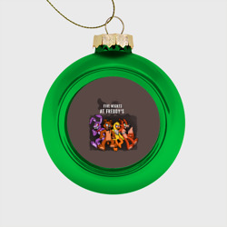 Ёлочный шар стеклянный/пластиковый Five Nights At Freddys