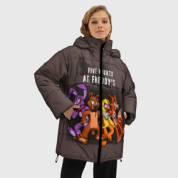 Женская зимняя куртка Oversize Five Nights At Freddys - фото 2
