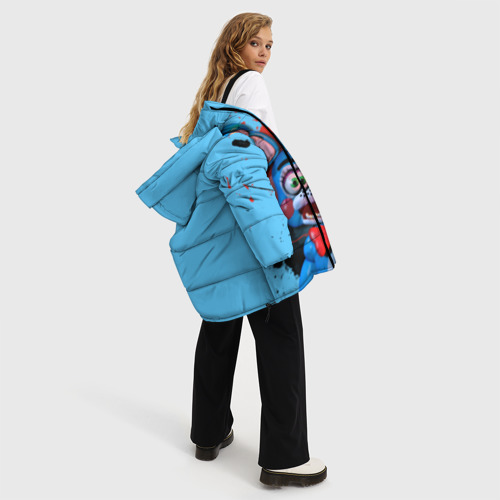 Женская зимняя куртка Oversize Заяц, цвет светло-серый - фото 5