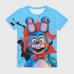 Женская футболка 3D Заяц