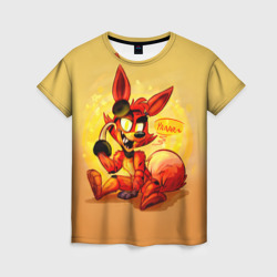 Женская футболка 3D Foxy