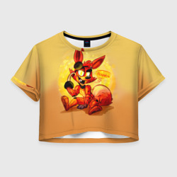 Женская футболка Crop-top 3D Foxy