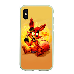 Чехол для iPhone XS Max матовый Foxy