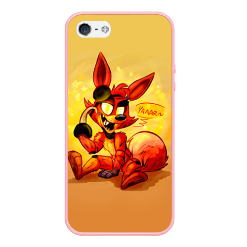 Чехол для iPhone 5/5S матовый Foxy, цвет баблгам