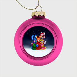 Ёлочный шар стеклянный/пластиковый Five Nights At Freddys