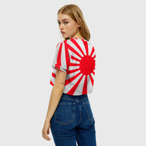 Женская футболка Crop-top 3D Япония, цвет 3D печать - фото 5