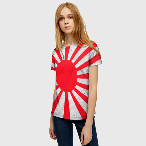 Женская футболка 3D с принтом Япония, фото на моделе #1