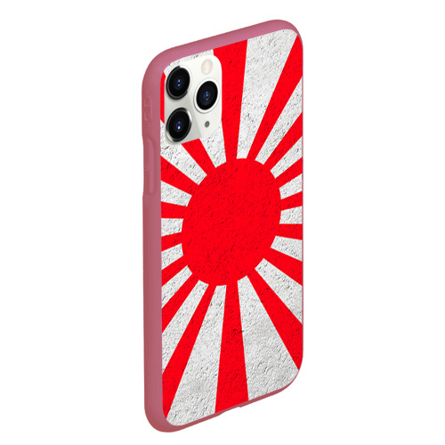 Чехол для iPhone 11 Pro Max матовый Япония, цвет малиновый - фото 3