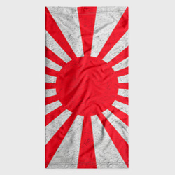 Бандана с принтом Япония для любого человека, и мужчины, и женщины, вид спереди №7. Цвет основы: белый