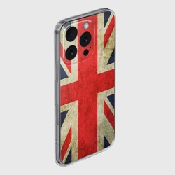 Чехол для iPhone 16 Pro Max силиконовый с защитой камеры Великобритания - фото 2