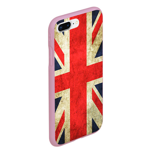 Чехол для iPhone 7Plus/8 Plus матовый Великобритания, цвет розовый - фото 3