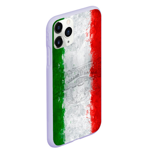 Чехол для iPhone 11 Pro матовый Италия, цвет светло-сиреневый - фото 3