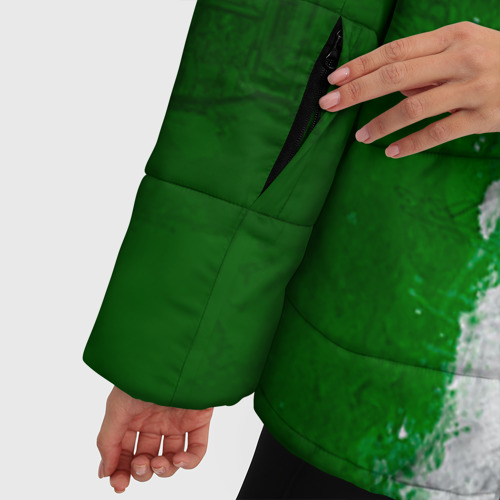 Женская зимняя куртка Oversize Италия, цвет черный - фото 6