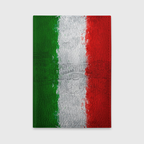 Обложка для автодокументов Италия, цвет красный