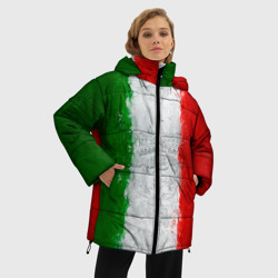 Женская зимняя куртка Oversize Италия - фото 2