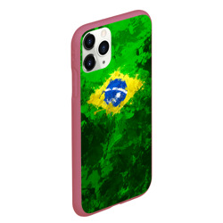 Чехол для iPhone 11 Pro Max матовый Бразилия - фото 2