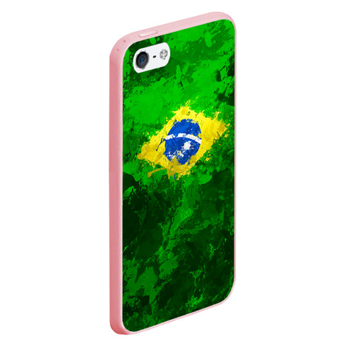 Чехол для iPhone 5/5S матовый Бразилия, цвет баблгам - фото 3