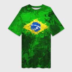 Платье-футболка 3D Бразилия