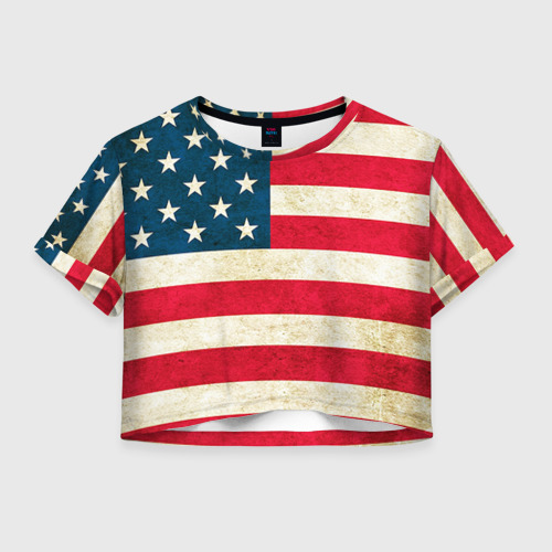 Crop top with usa 2025