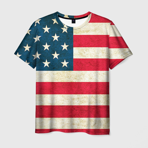 Мужская футболка 3D США, цвет 3D печать