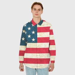 Мужская рубашка oversize 3D США - фото 2