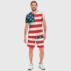 Мужской костюм с шортами 3D США - фото 2