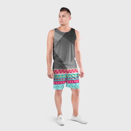 Мужские шорты спортивные Pat10, цвет 3D печать - фото 4