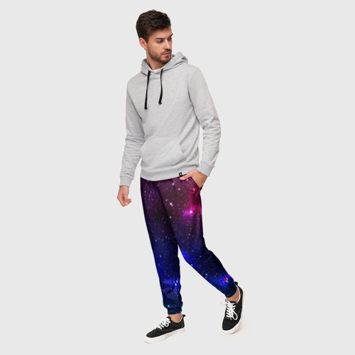 Мужские брюки 3D Звёзды, цвет 3D печать - фото 3