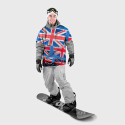 Накидка на куртку 3D Британские флаги - фото 2