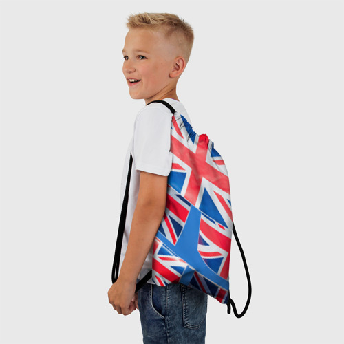 Рюкзак-мешок 3D Британские флаги - фото 3