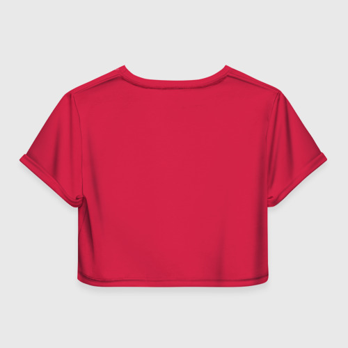 Женская футболка Crop-top 3D Bulls, цвет 3D печать - фото 2