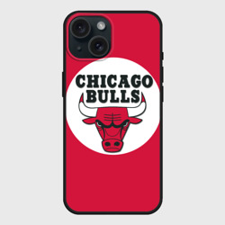 Чехол силиконовый для Apple iPhone 15 матовый Bulls