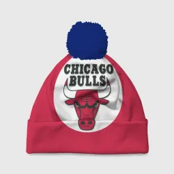 Шапка 3D c помпоном Bulls