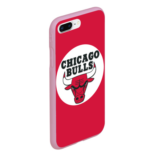 Чехол для iPhone 7Plus/8 Plus матовый Bulls, цвет розовый - фото 3