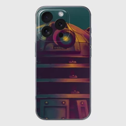 Чехол для iPhone 16 Pro Max силиконовый с защитой камеры Далек