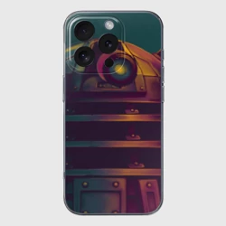 Чехол для iPhone 16 Pro силиконовый с защитой камеры Далек