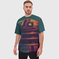 Мужская футболка oversize 3D Далек - фото 2