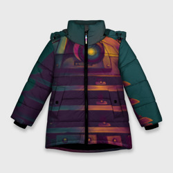 Зимняя куртка для девочек 3D Далек