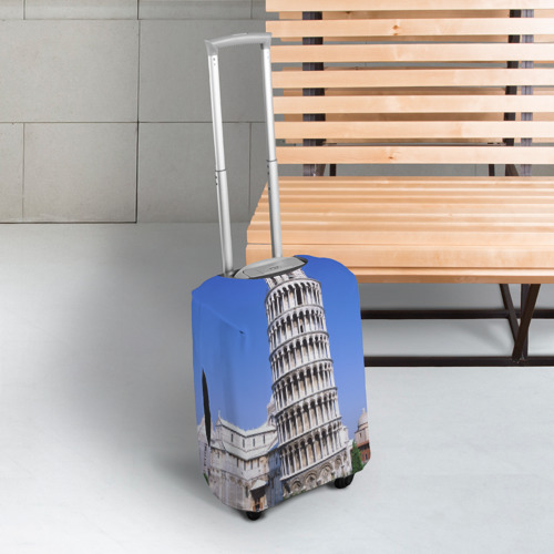 Чехол для чемодана 3D Пизанская башня - фото 3