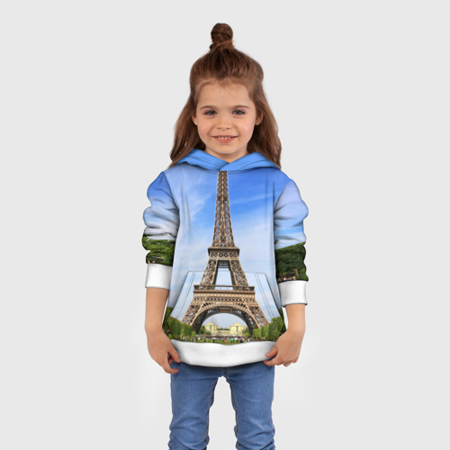 Детская толстовка 3D Эйфелева башня - фото 4