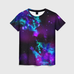 Звездное небо – Женская футболка 3D с принтом купить со скидкой в -26%