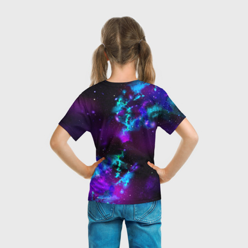 Детская футболка 3D Звездное небо, цвет 3D печать - фото 6