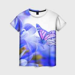 Женская футболка 3D Бабочки