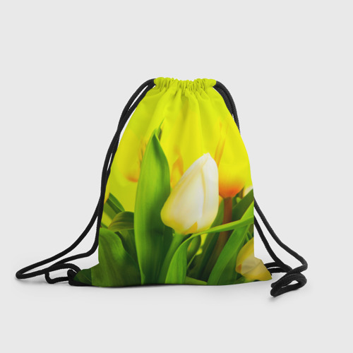 Рюкзак-мешок 3D Тюльпаны