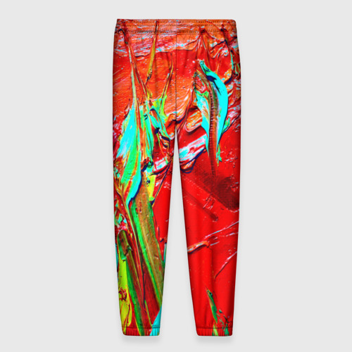 Мужские брюки 3D Масляные краски, цвет 3D печать - фото 2