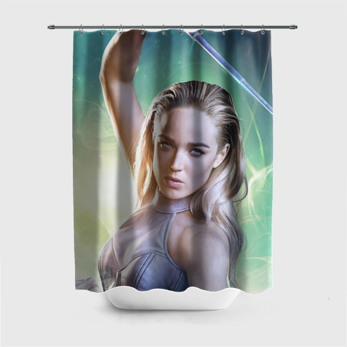 Штора 3D для ванной White Canary