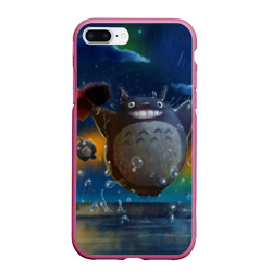 Чехол для iPhone 7Plus/8 Plus матовый Тоторо прыгает по воде