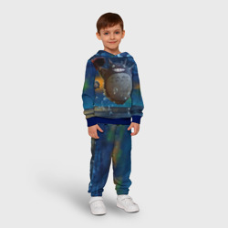 Детский костюм с толстовкой 3D Тоторо прыгает по воде - фото 2